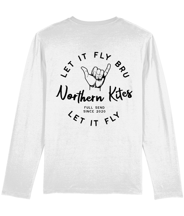 Let It Fly - NK Long Tee White