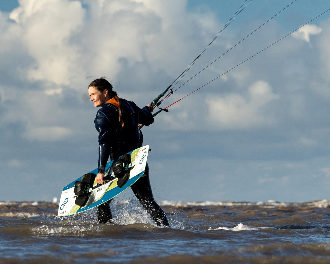 Justine's experience of learning to kitesurf with Northern Kites