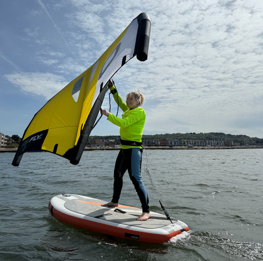 Learning to Wingfoil at West Kirby, Wirral - Students Perspective