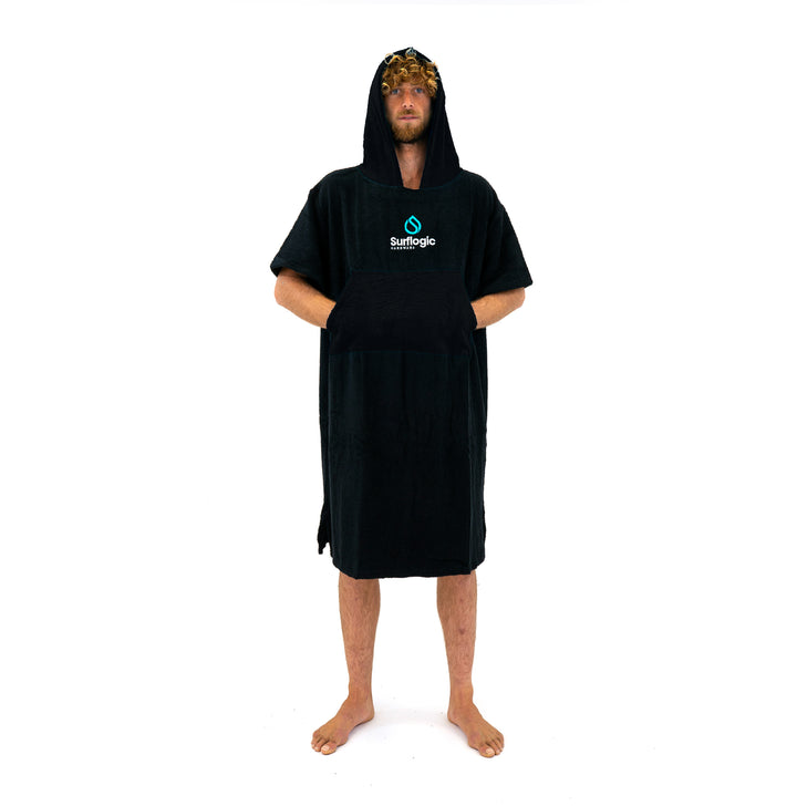 Surflogic Poncho / Changing Robe - Black